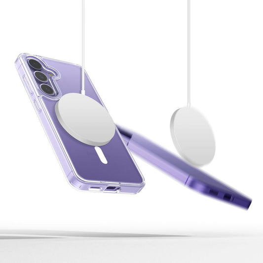 Puzdro MagSafe pre Samsung Galaxy A36 A366, Tech-Protect, Flexair Hybrid, Priehľadné