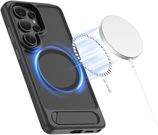Puzdro MagSafe pre Samsung Galaxy S26 Ultra S948, Tech-Protect, Magrack, Matná Čierna