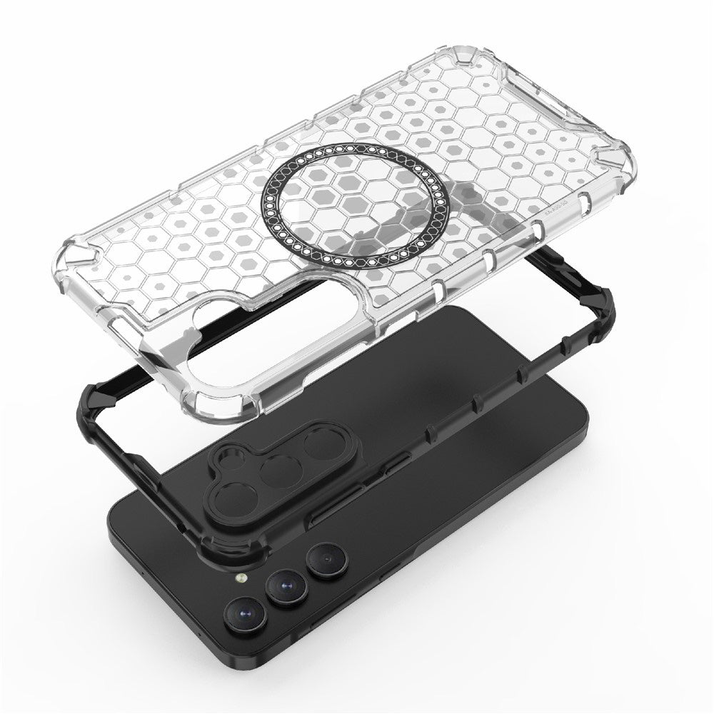 MagSafe puzdro pre Samsung Galaxy A26 A266, Techsuit, HoneyComb Shield, Modré