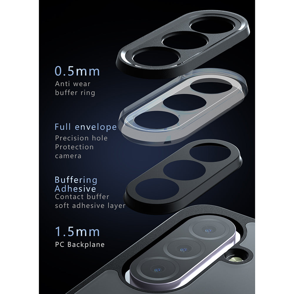 MagSafe puzdro pre Samsung Galaxy A16 5G A166 / A16 4G A165, Techsuit, PureFrost, Čierna saténová
