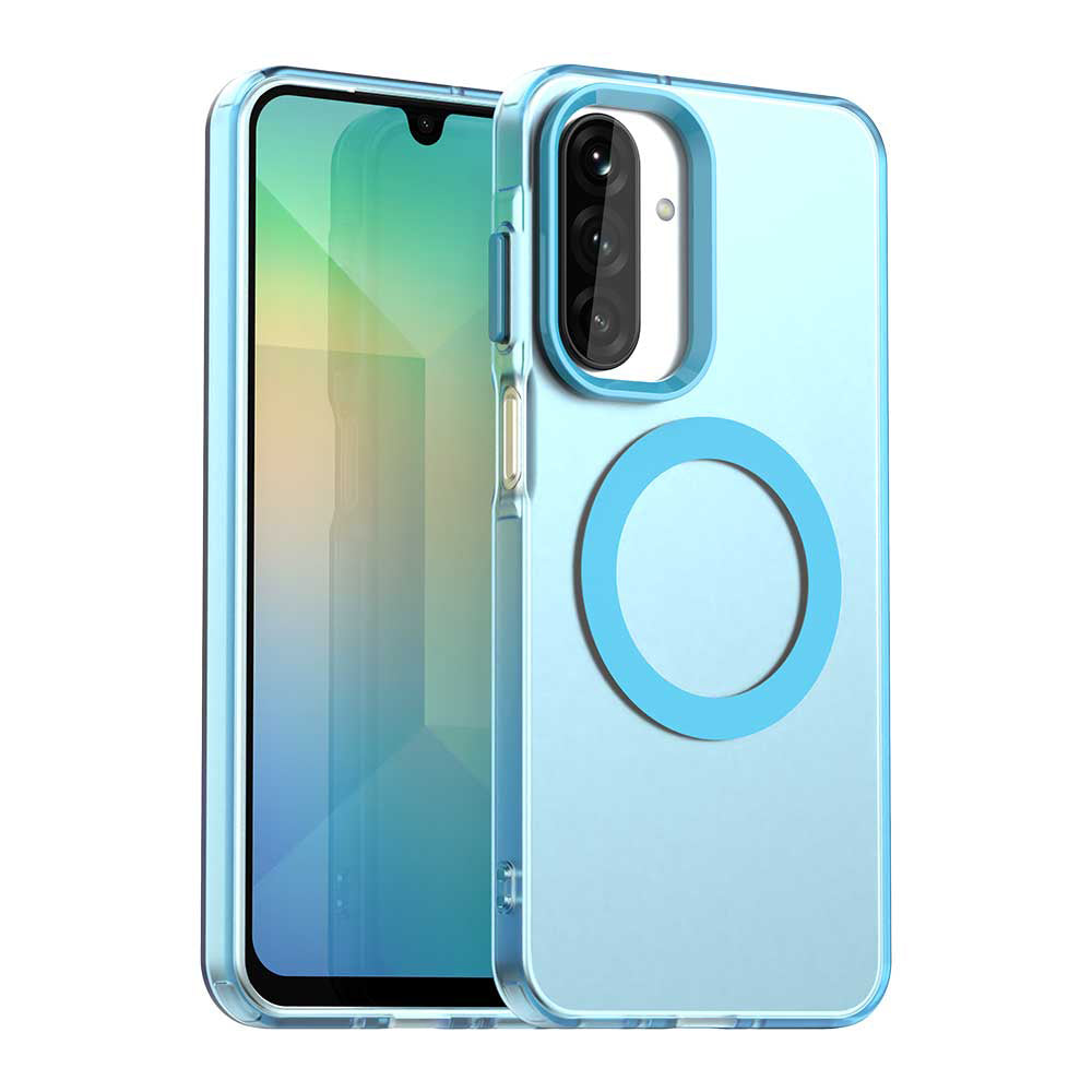 MagSafe puzdro pre Samsung Galaxy A18 5G A186 / A18 4G A185 / F17 / M17 / A17 4G A175, Techsuit, CandyCase, Modrá