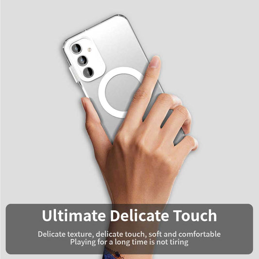 MagSafe puzdro pre Samsung Galaxy A35 5G A356, Techsuit, CandyCase, Biele