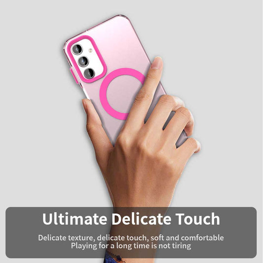 MagSafe puzdro pre Samsung Galaxy A35 5G A356, Techsuit, CandyCase, Ružové