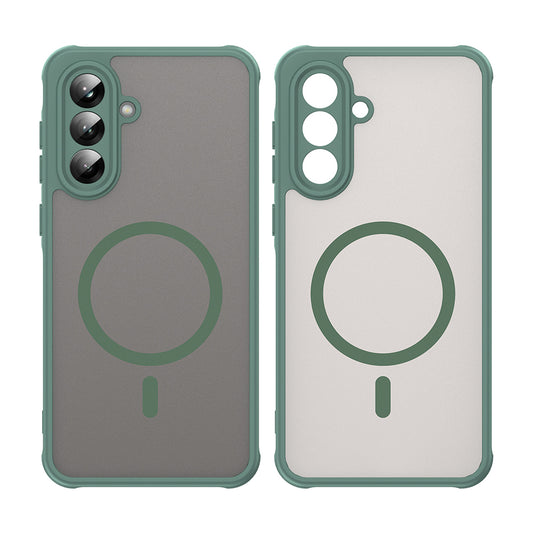 MagSafe puzdro pre Samsung Galaxy A36 A366, Techsuit, HaloFrost II, Zelené