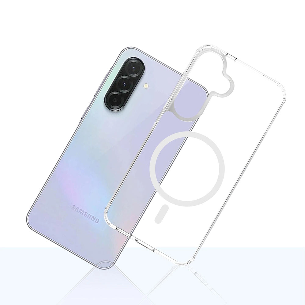 Puzdro MagSafe pre Samsung Galaxy A37 5G, 3MK, Armor MagCase, Priehľadné