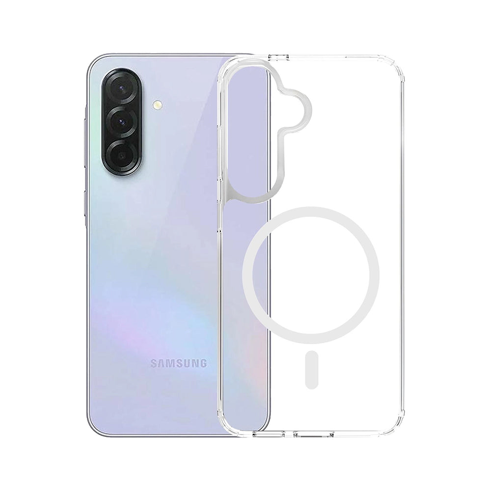 Puzdro MagSafe pre Samsung Galaxy A37 5G, 3MK, Armor MagCase, Priehľadné