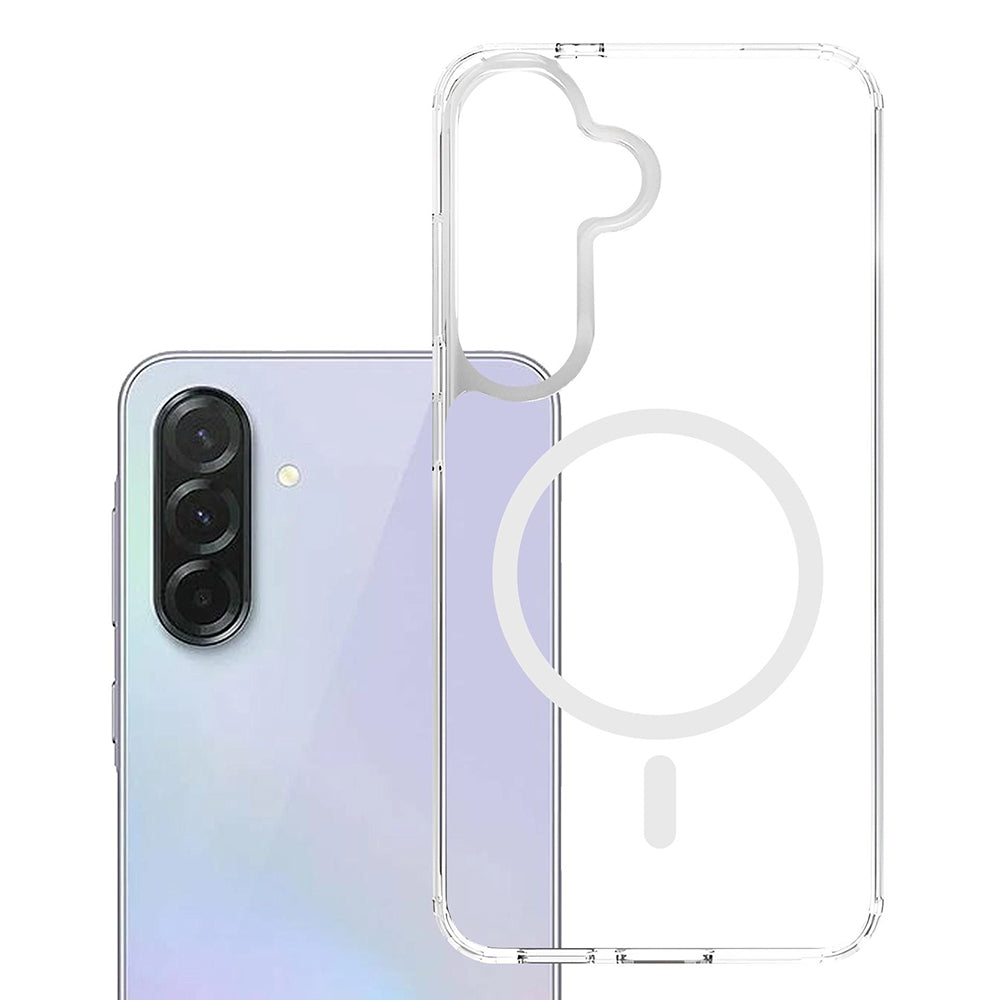 Puzdro MagSafe pre Samsung Galaxy A37 5G, 3MK, Armor MagCase, Priehľadné