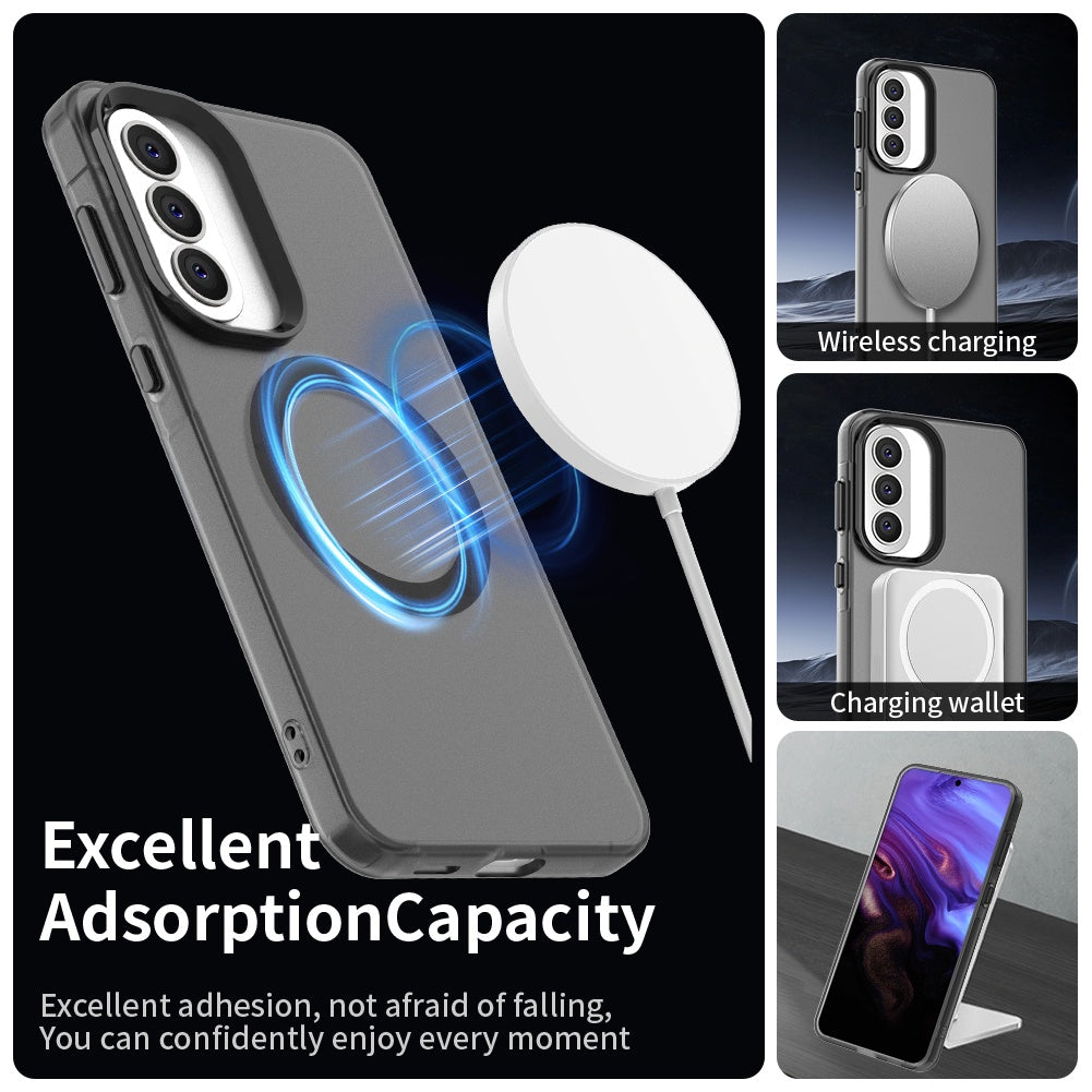 Puzdro MagSafe pre Samsung Galaxy A37 5G, Techsuit, CandyCase, Čierne
