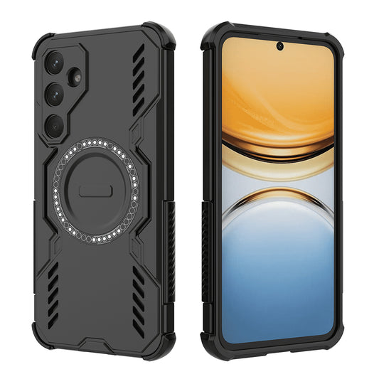 MagSafe puzdro pre Samsung Galaxy A55 5G A556, Techsuit, ArmorMag, čierne