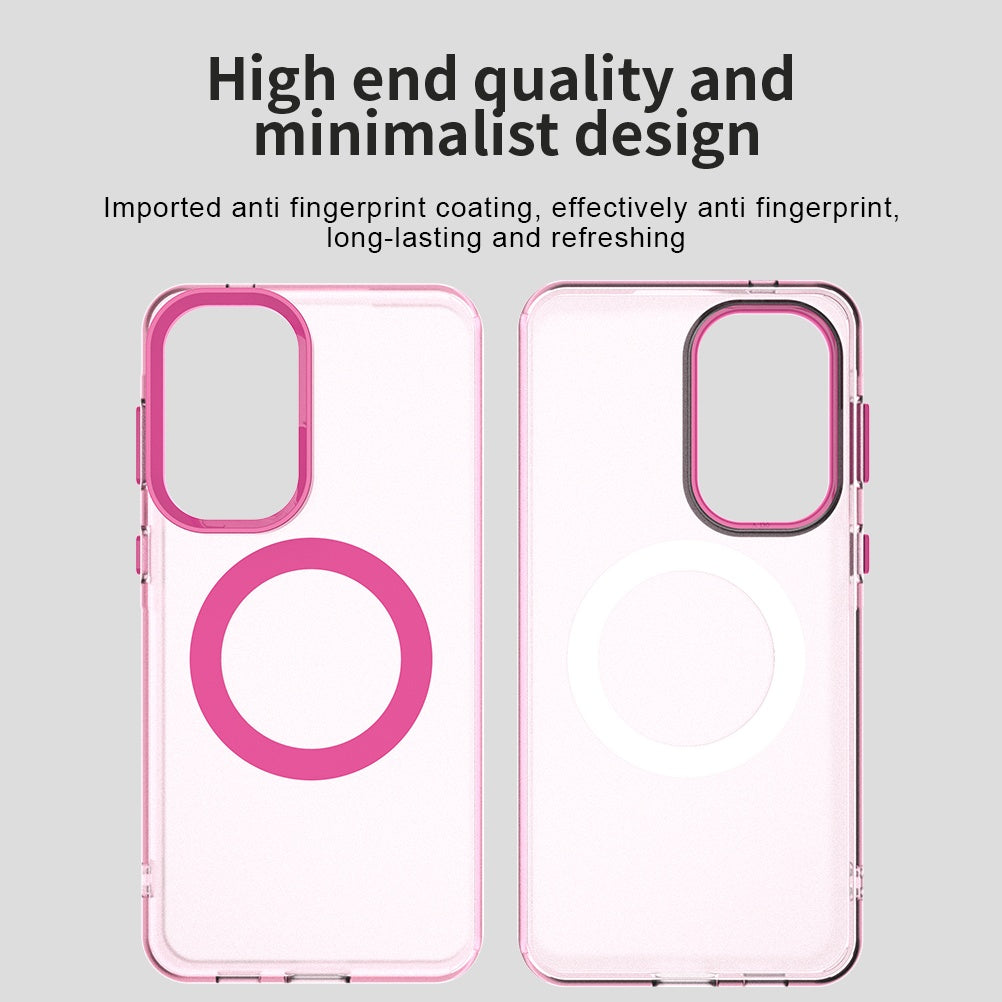 Puzdro MagSafe pre Samsung Galaxy A57 5G, Techsuit, CandyCase, Ružové
