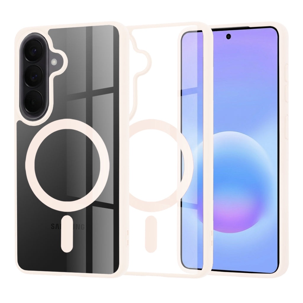 Puzdro MagSafe pre Samsung Galaxy A57 5G, Techsuit, Pro, Ružové