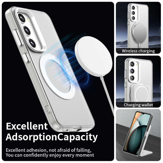 MagSafe puzdro pre Samsung Galaxy S23+ S916, Techsuit, CandyCase, Biele