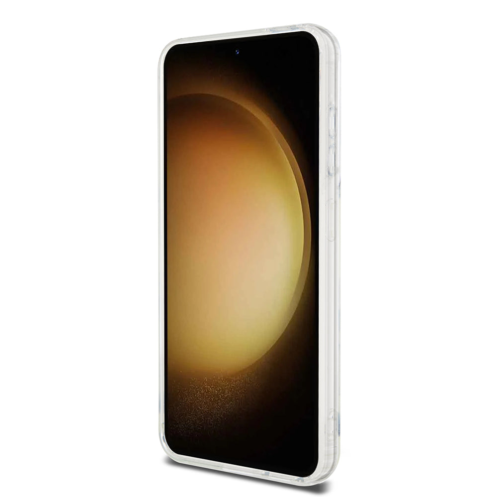 Puzdro MagSafe pre Samsung Galaxy S23 S911, Karl Lagerfeld, IML Ikonik Karl, Priehľadné