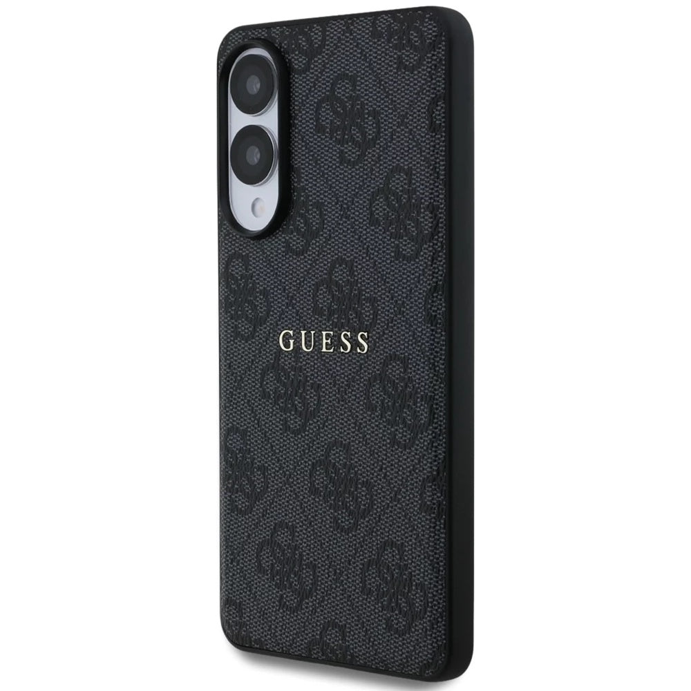 Puzdro MagSafe pre Samsung Galaxy S25 Edge S937, Guess, 4G Ring Classic Logo, Čierne