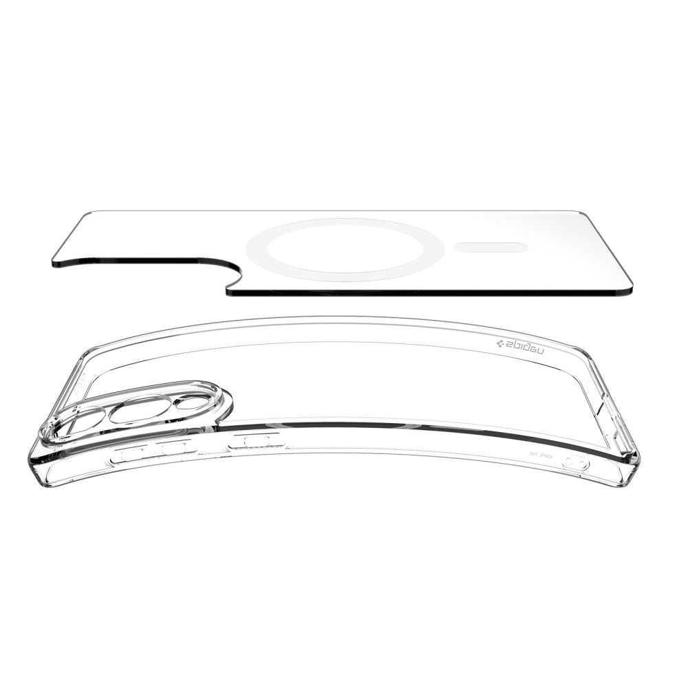Puzdro MagSafe pre Samsung Galaxy S25 Edge S937, Spigen, Ultra Hybrid, Biela ACS09418