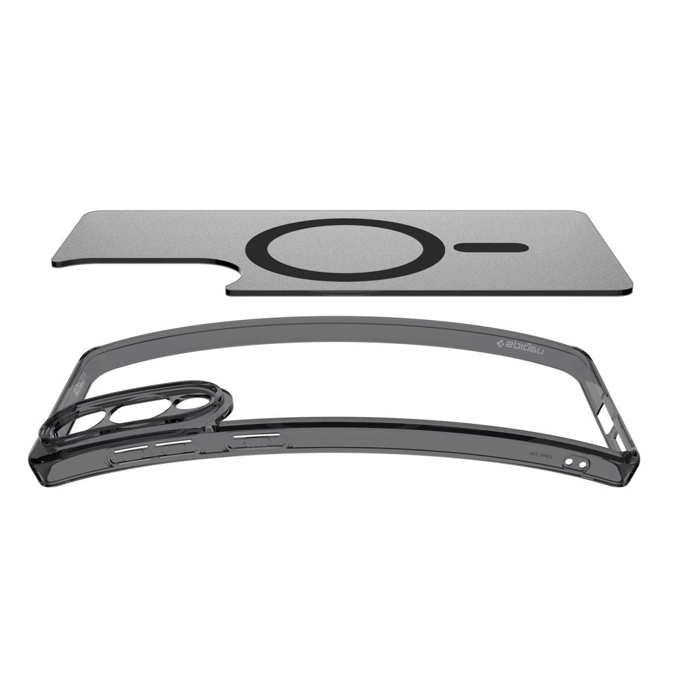 Puzdro MagSafe pre Samsung Galaxy S25 Edge S937, Spigen, Ultra Hybrid, Saténová čierna ACS09419
