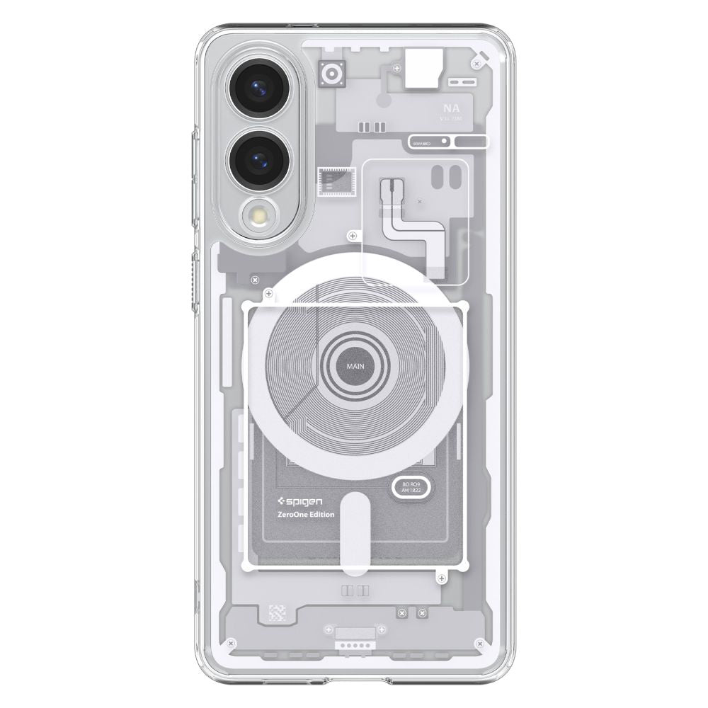 Puzdro MagSafe pre Samsung Galaxy S25 Edge S937, Spigen, Ultra Hybrid Zero One, Biela ACS09417