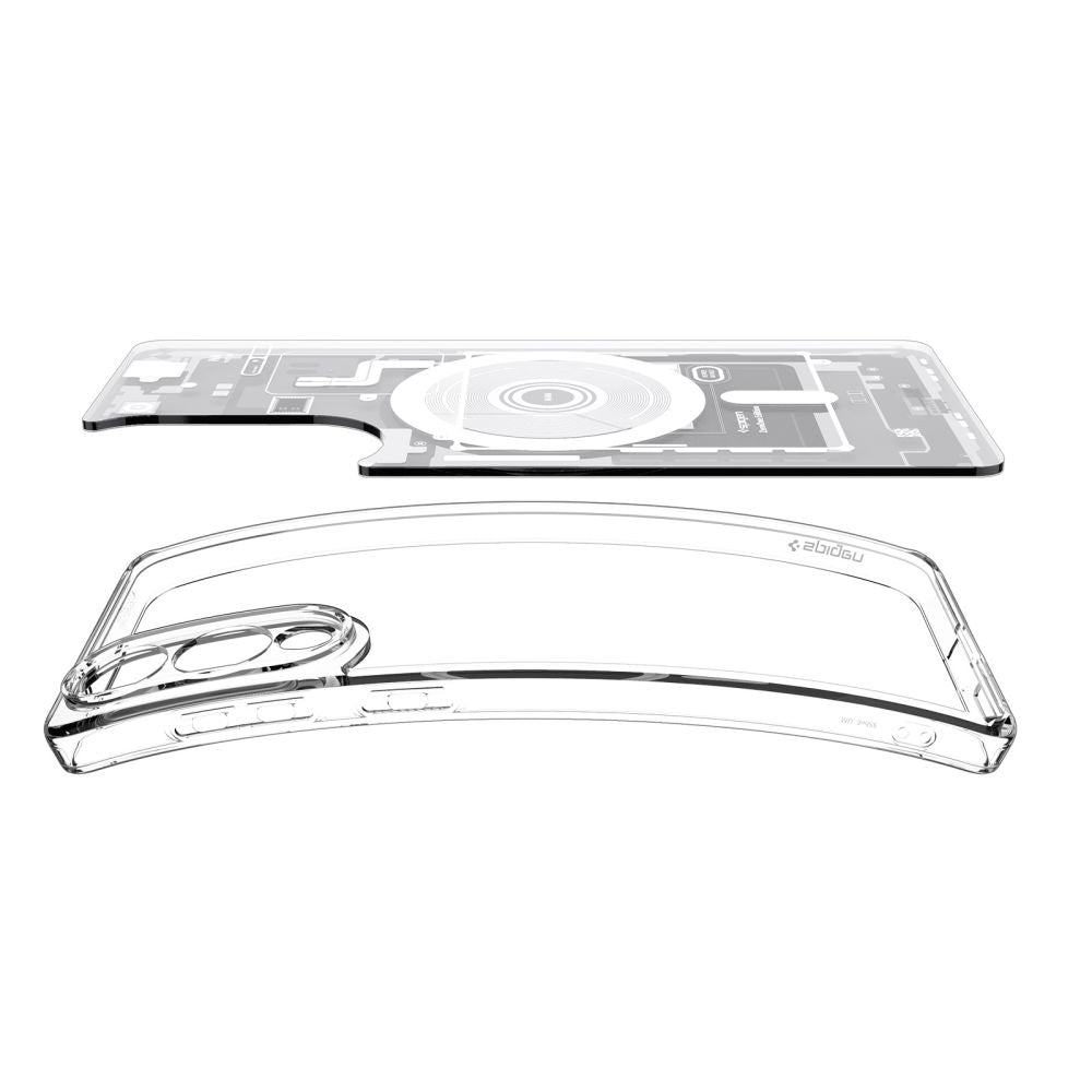 Puzdro MagSafe pre Samsung Galaxy S25 Edge S937, Spigen, Ultra Hybrid Zero One, Biela ACS09417