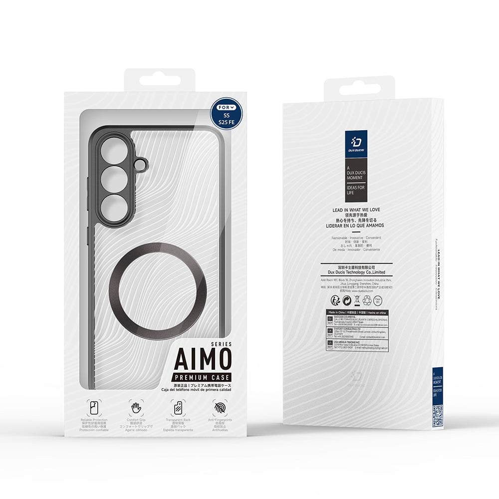 MagSafe puzdro pre Samsung Galaxy S25 FE, DUX DUCIS, Aimo, čierne