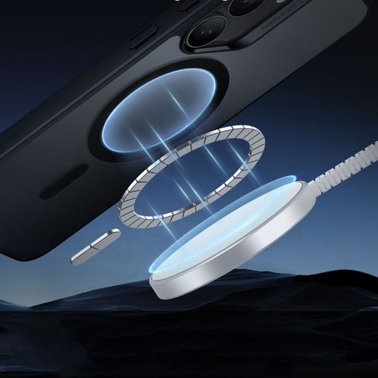 Puzdro MagSafe pre Samsung Galaxy S25+ S936, ESR, Classic Hybrid, Saténová čierna