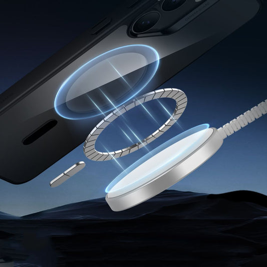 Puzdro MagSafe pre Samsung Galaxy S25+ S936, ESR, Classic Hybrid, Čierne Transparentné
