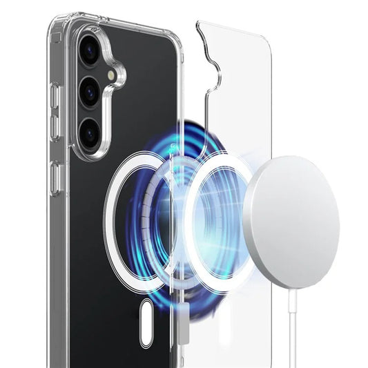 MagSafe Case for Samsung Galaxy S25+ S936, Techsuit, Pro, Transparent
