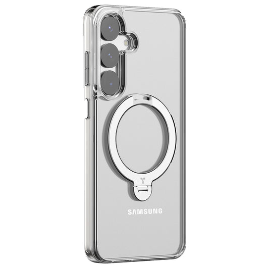 Puzdro MagSafe pre Samsung Galaxy S25+ S936, Torras, Ostand Spin, Priehľadné