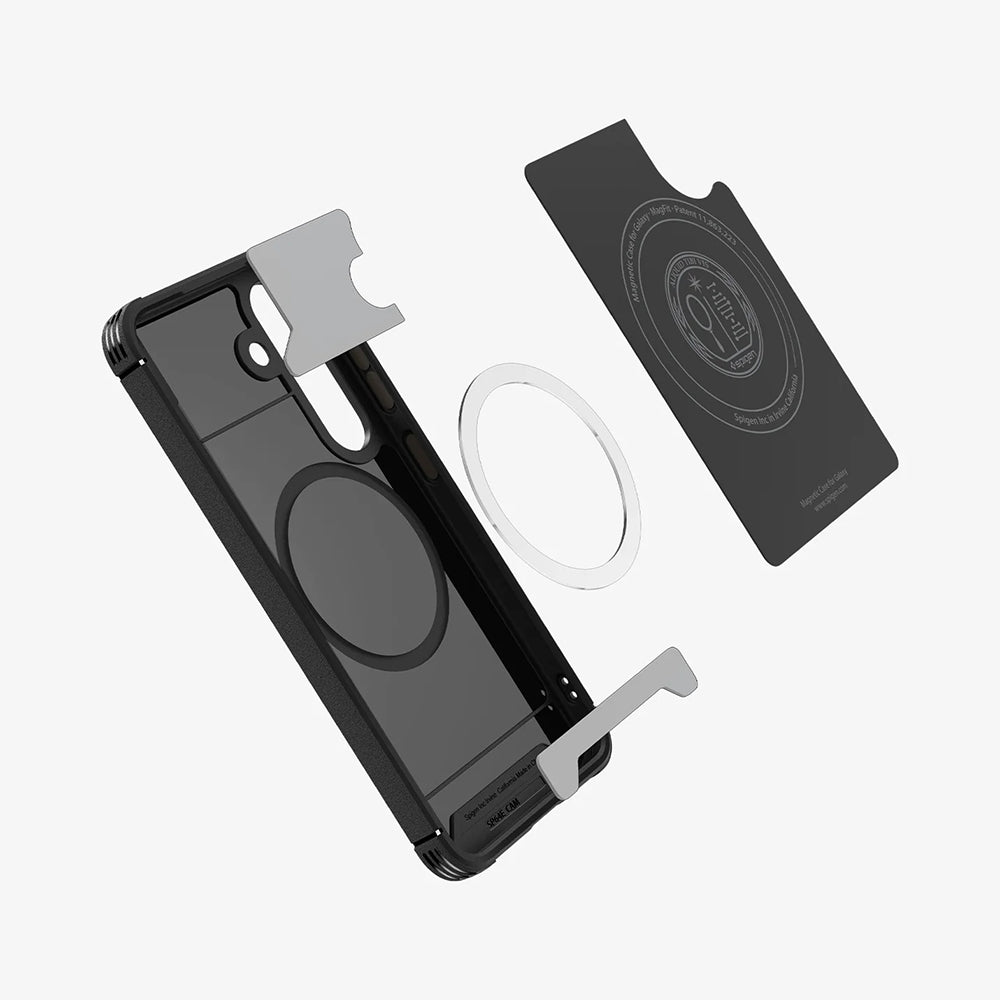 Puzdro MagSafe pre Samsung Galaxy S25 S931, Spigen, Core Armor, Matná Čierna