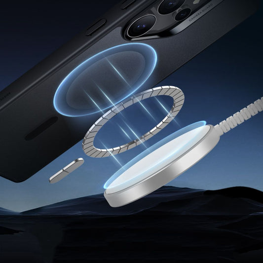 Puzdro MagSafe pre Samsung Galaxy S25 Ultra S938, ESR, Classic Hybrid, Saténová čierna