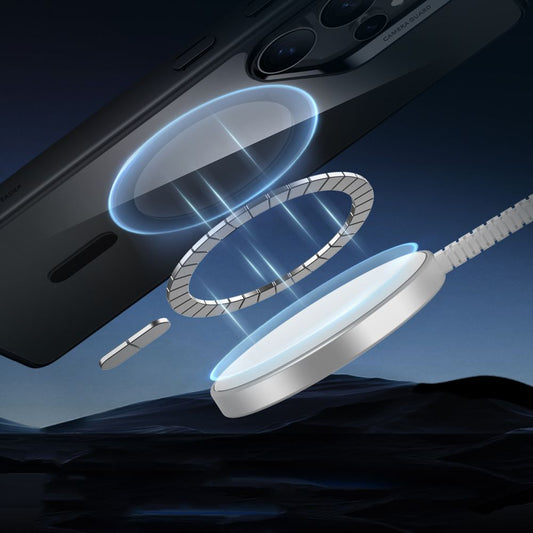 Puzdro MagSafe pre Samsung Galaxy S25 Ultra S938, ESR, Classic Hybrid, Čierne Transparentné