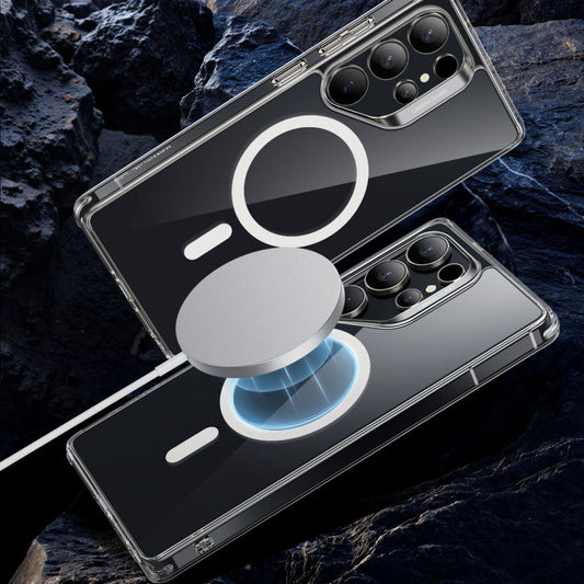 Puzdro MagSafe pre Samsung Galaxy S25 Ultra S938, ESR, Classic Hybrid, Transparent
