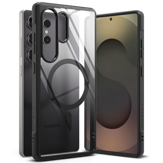 Puzdro MagSafe pre Samsung Galaxy S25 Ultra S938, Ringke, Fusion Bold, Čierne