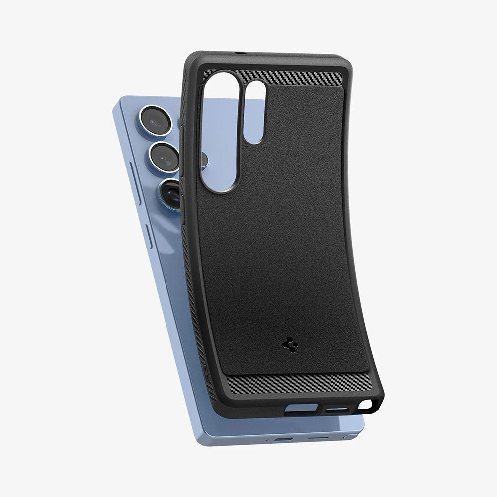 Puzdro MagSafe pre Samsung Galaxy S25 Ultra S938, Spigen, Rugged Armor, Matná Čierna ACS08951