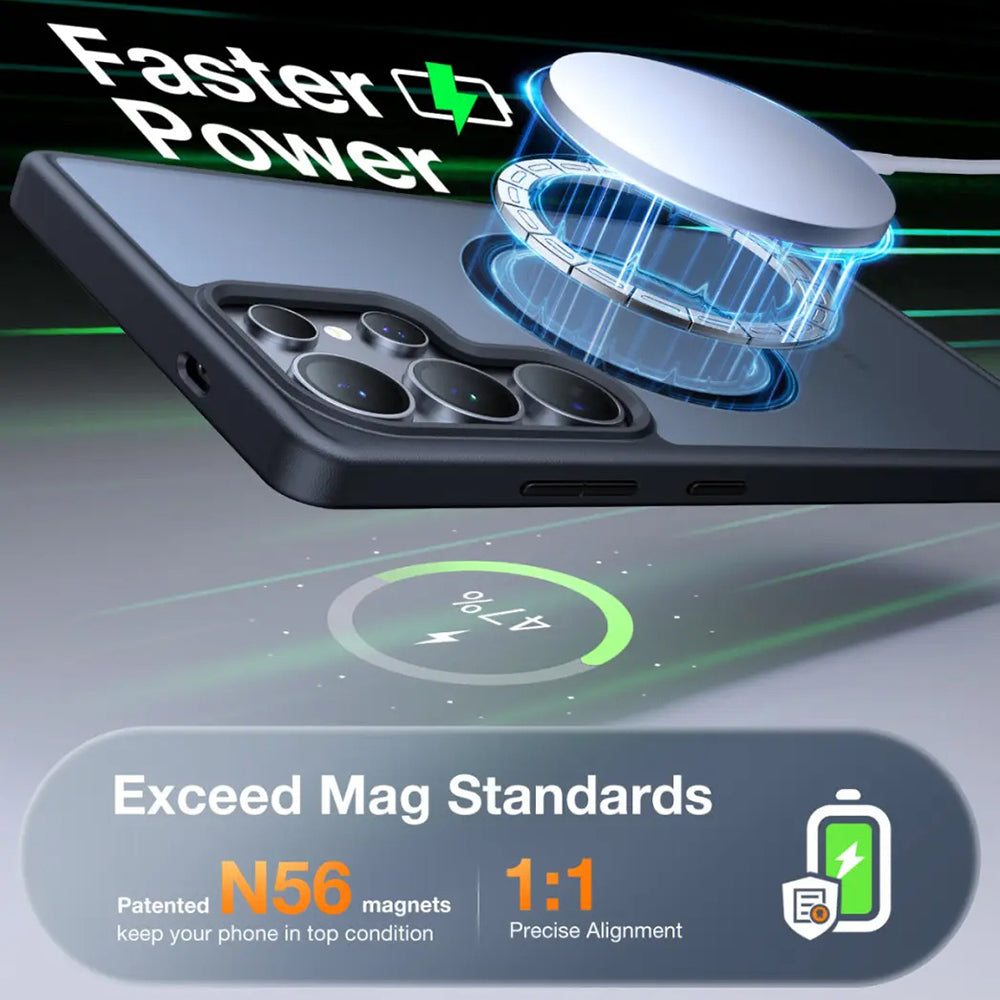 MagSafe puzdro pre Samsung Galaxy S25 Ultra S938, Torras, Guardian, Priehľadné