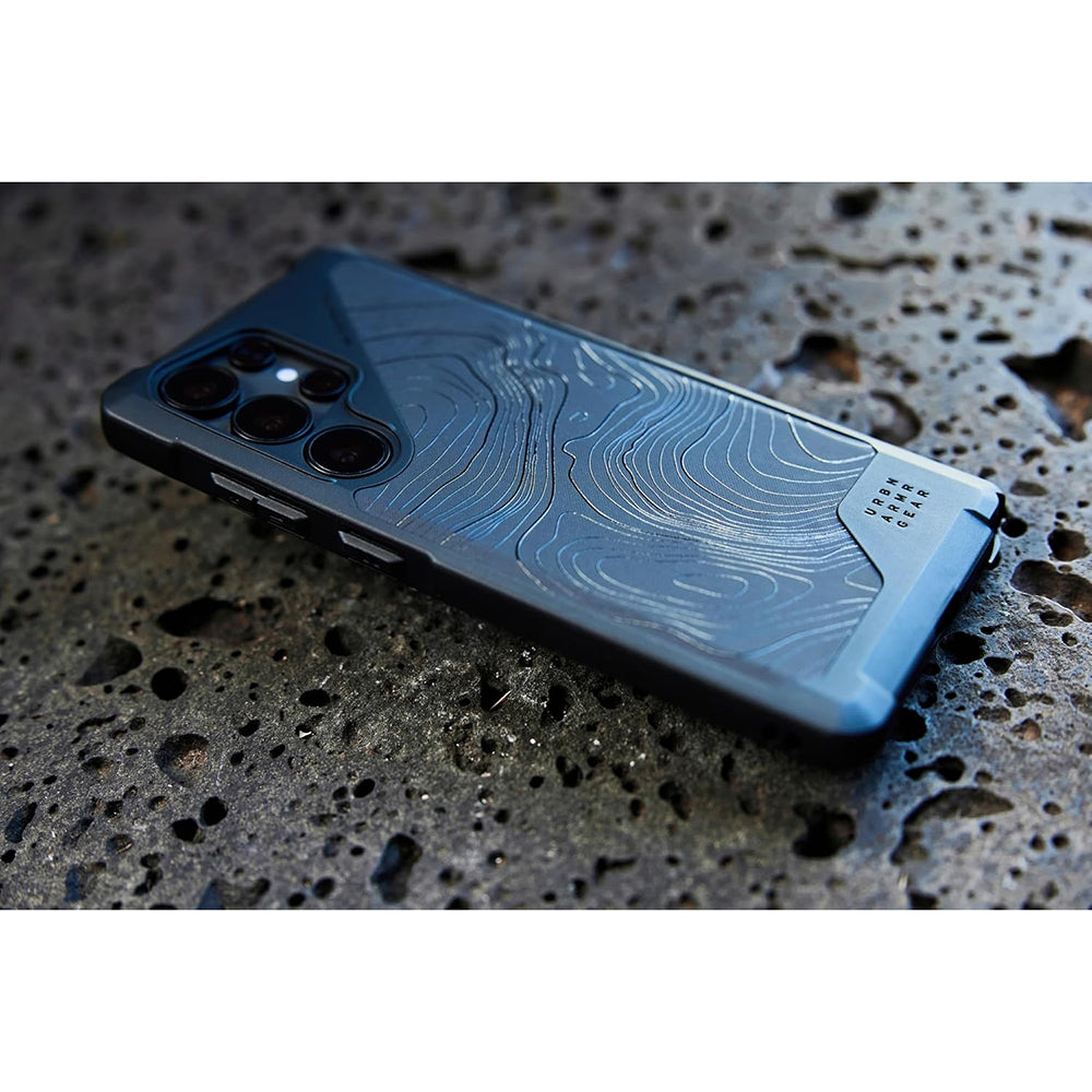 MagSafe puzdro pre Samsung Galaxy S25 Ultra S938, Urban Armor Gear, Metropolis LT Topography, Čierne