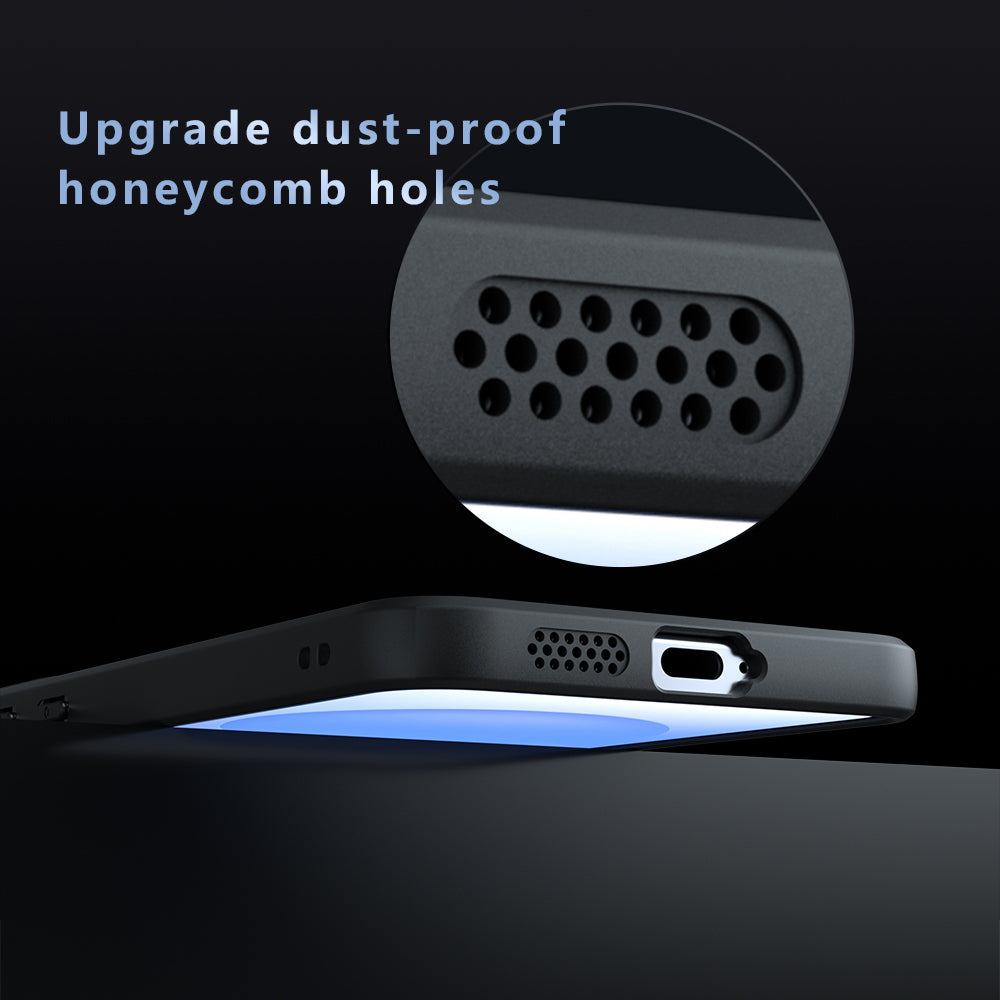 MagSafe puzdro pre Samsung Galaxy S26 FE S741, Techsuit, PureFrost, Čierna saténová