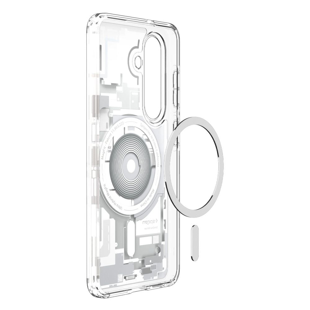 Puzdro MagSafe pre Samsung Galaxy S26 Plus S947, Spigen, Ultra Hybrid Zero One, Biela ACS10712
