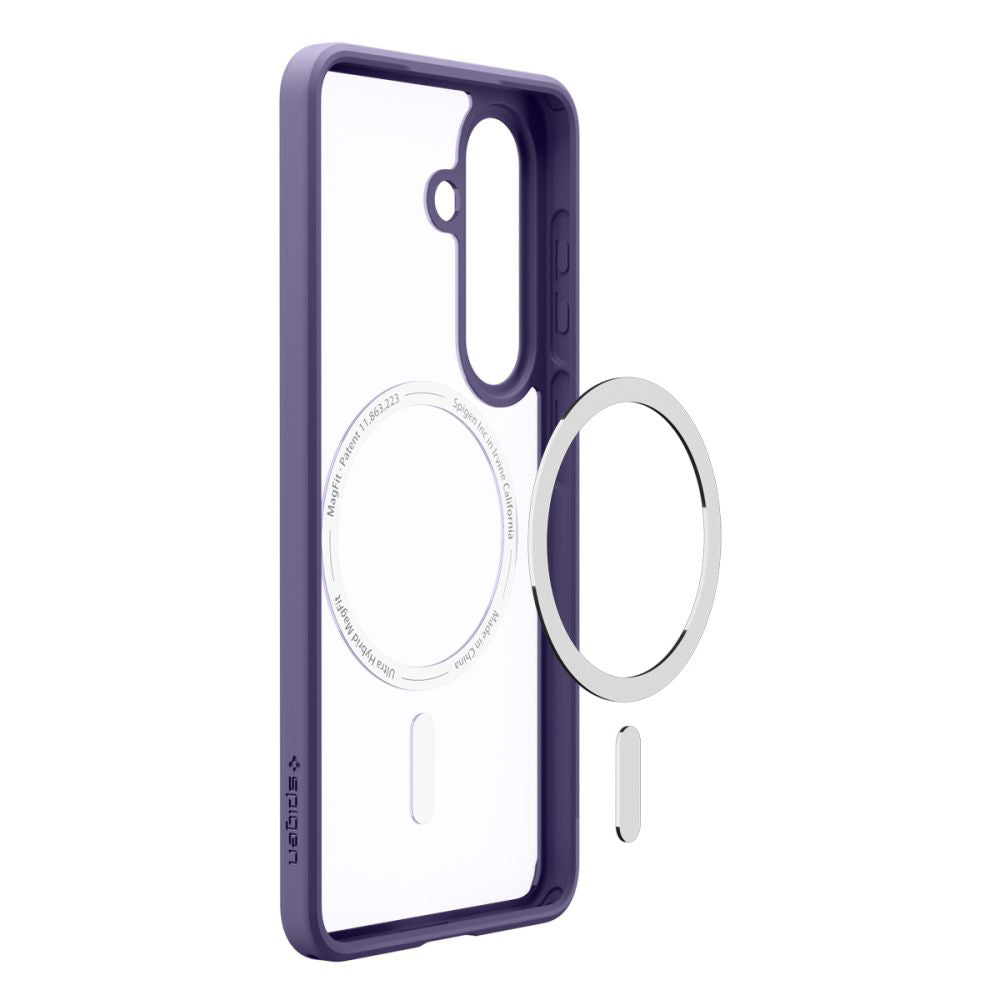 Puzdro MagSafe pre Samsung Galaxy S26 Plus S947, Spigen, Ultra Hybrid, Tmavofialové ACS11214