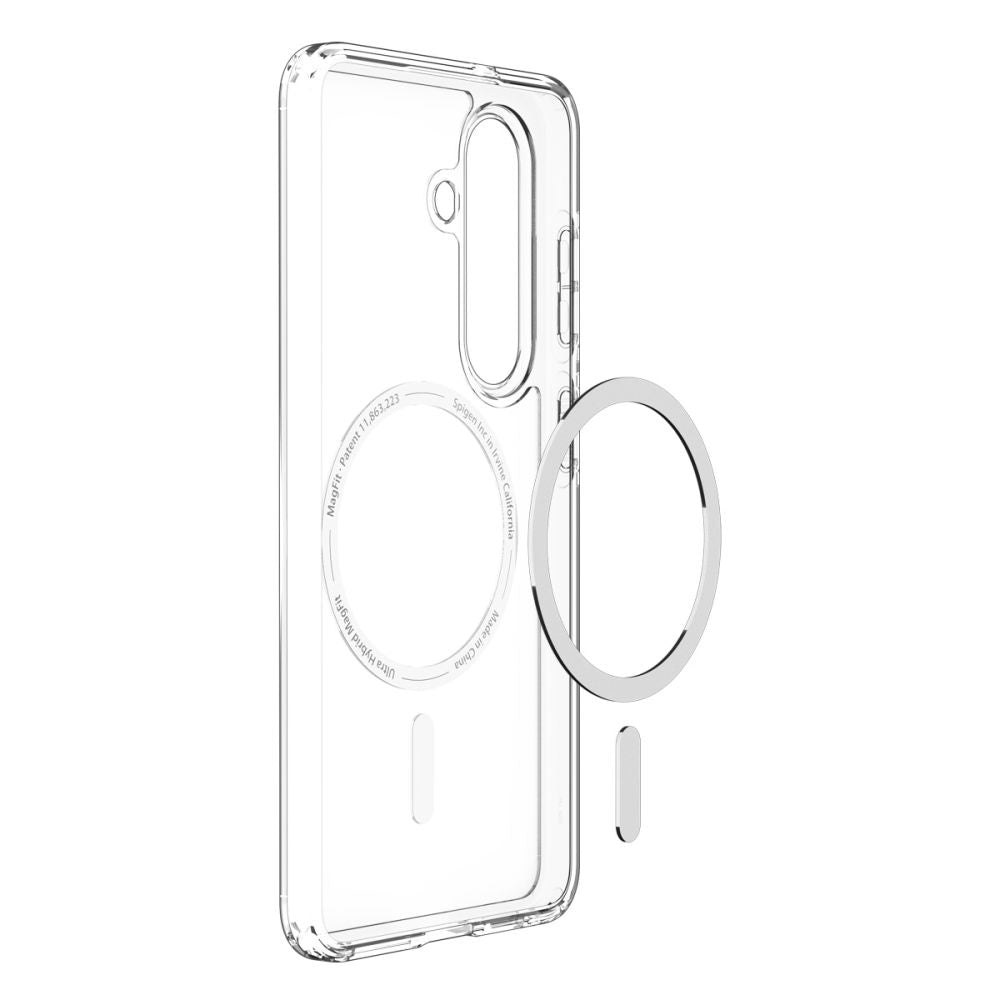 Puzdro MagSafe pre Samsung Galaxy S26 Plus S947, Spigen, Ultra Hybrid, Priehľadné Biela ACS10709