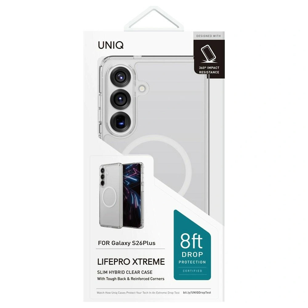 Puzdro MagSafe pre Samsung Galaxy S26 Plus S947, UNIQ, LifePro Xtreme MagClick, Priehľadné