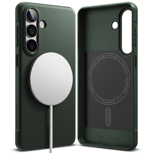 Puzdro MagSafe pre Samsung Galaxy S26, Ringke, Onyx, Tmavozelená