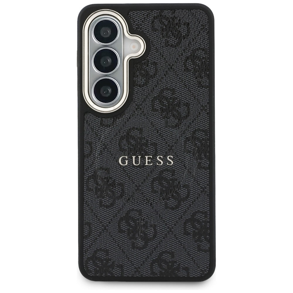 Puzdro MagSafe pre Samsung Galaxy S26 S942, Guess, 4G Embossed Ring, Čierne