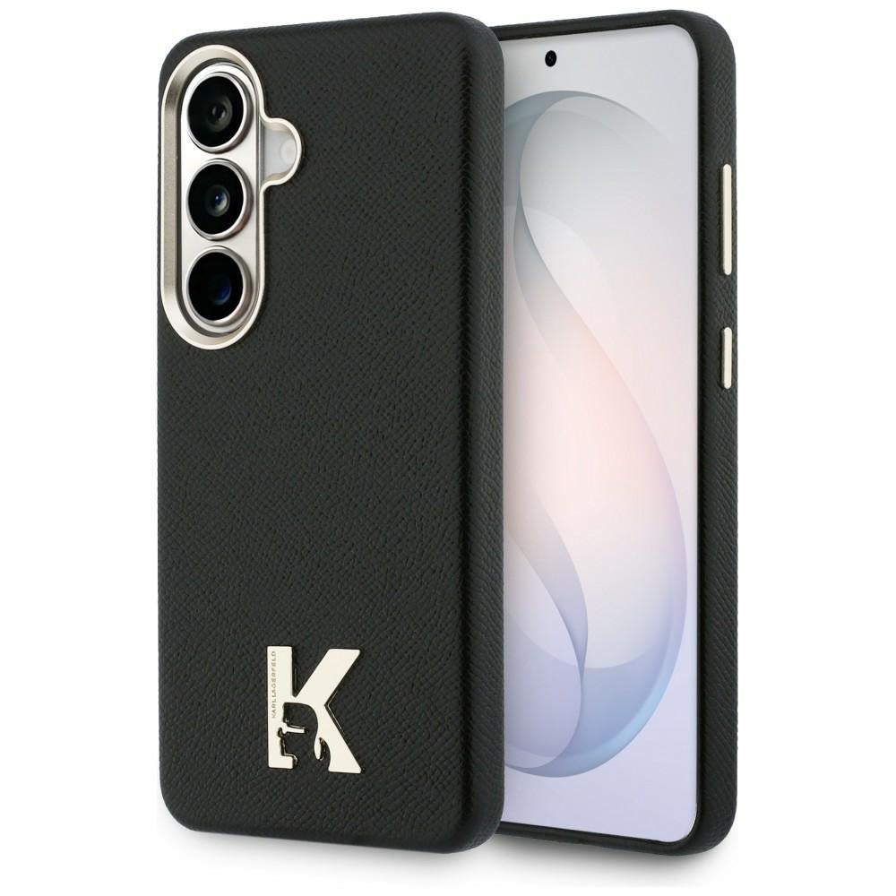 Puzdro MagSafe pre Samsung Galaxy S26 S942, Karl Lagerfeld, Karl Head Logo, Čierne