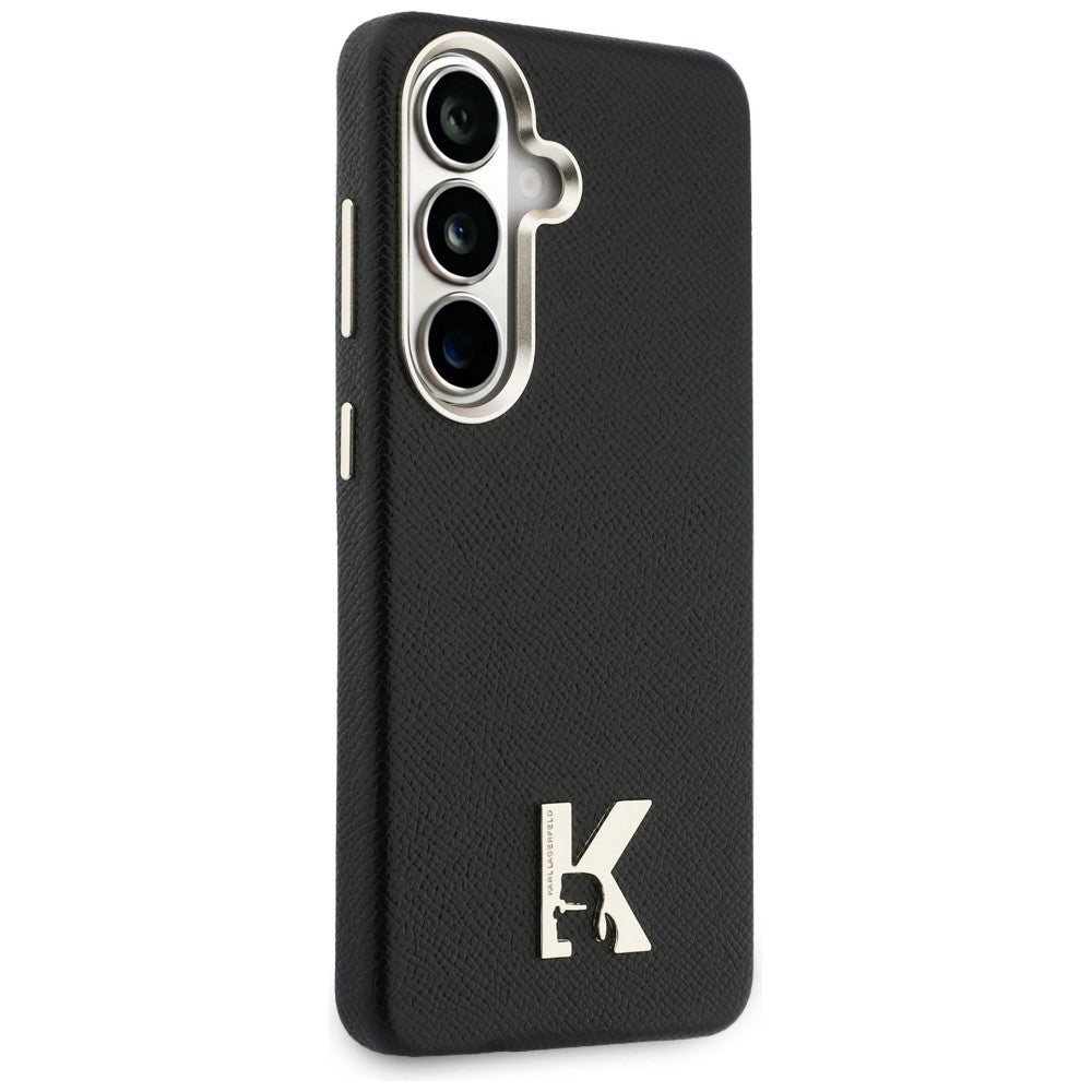 Puzdro MagSafe pre Samsung Galaxy S26 S942, Karl Lagerfeld, Karl Head Logo, Čierne