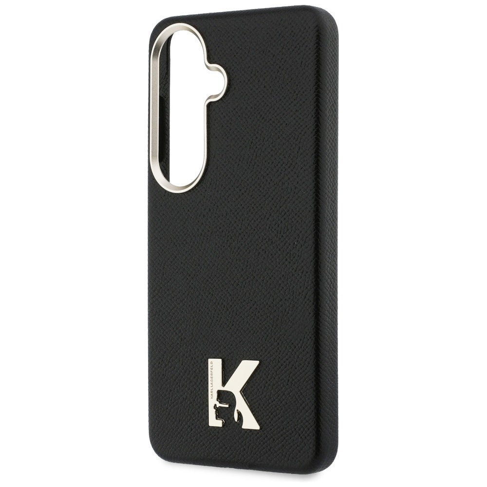 Puzdro MagSafe pre Samsung Galaxy S26 S942, Karl Lagerfeld, Karl Head Logo, Čierne