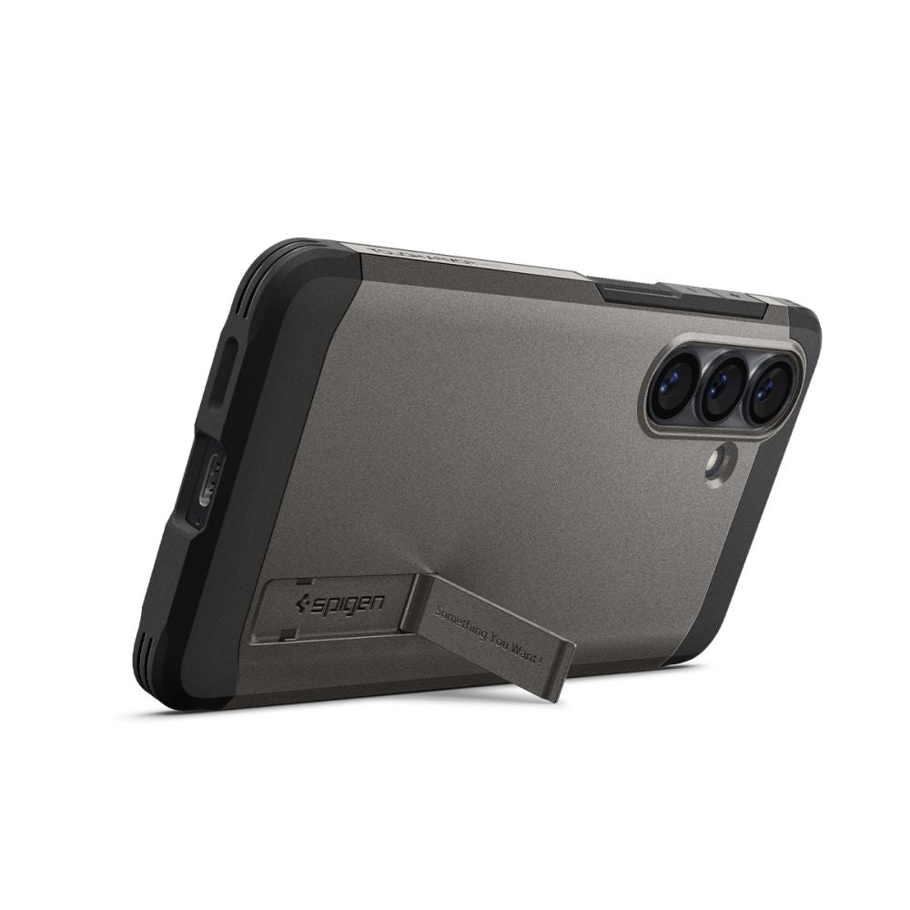 Puzdro MagSafe pre Samsung Galaxy S26 S942, Spigen, Tough Armor, Sivé ACS10739