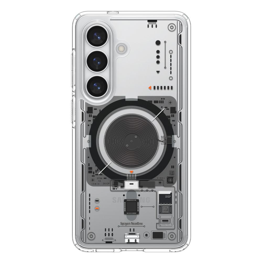 Puzdro MagSafe pre Samsung Galaxy S26 S942, Spigen, Ultra Hybrid Neo One, Transparentné ACS11218