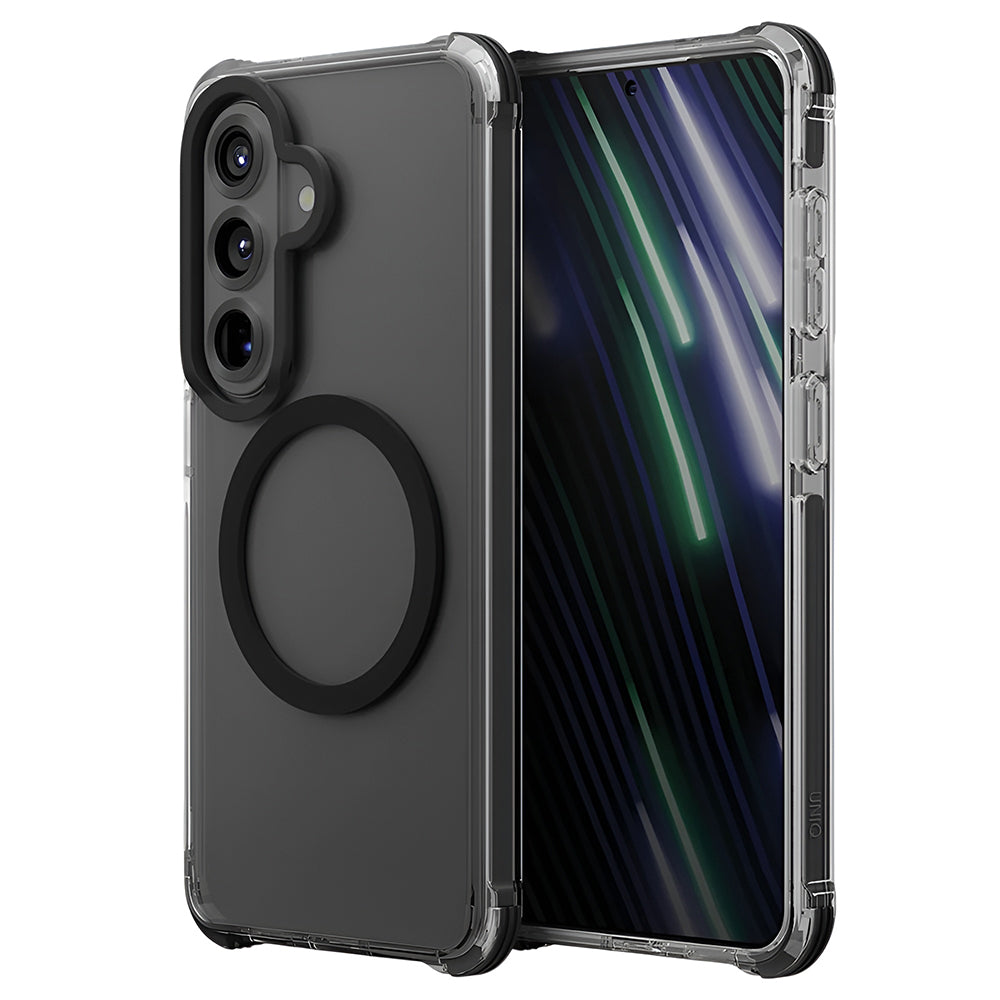 Puzdro MagSafe pre Samsung Galaxy S26 S942, UNIQ, Combat MagClick, Čierne
