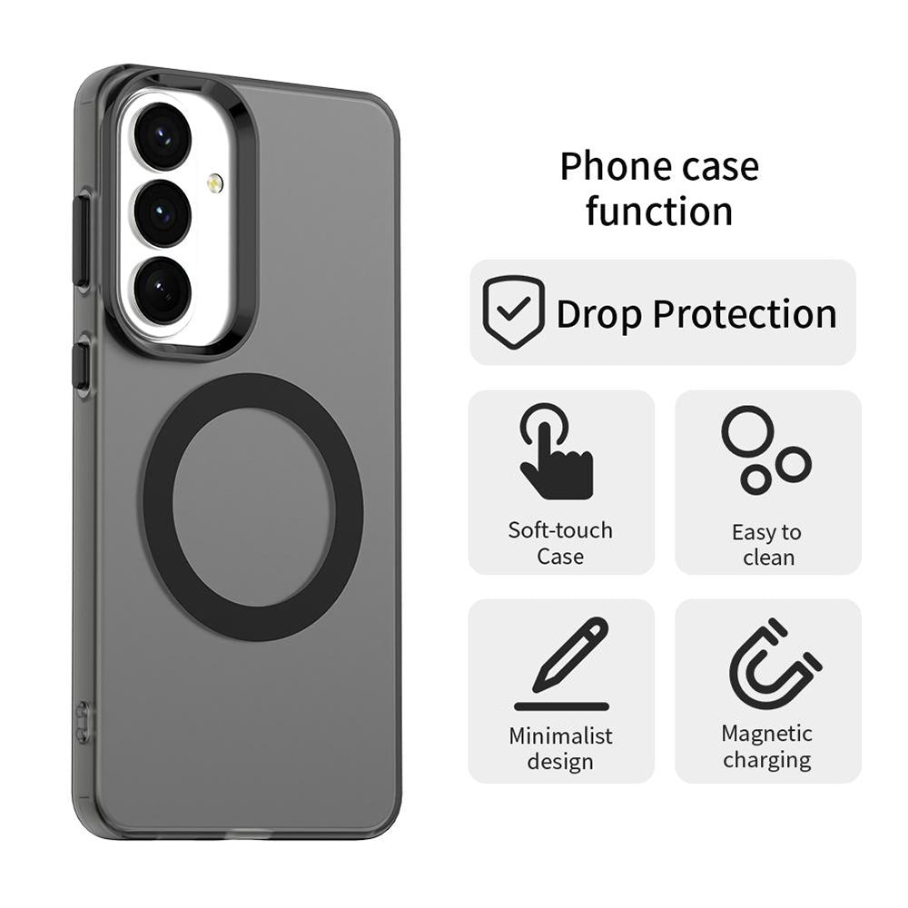 Puzdro MagSafe pre Samsung Galaxy S26 S942, Techsuit, CandyCase, Čierne
