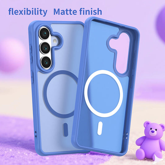 MagSafe Case for Samsung Galaxy S26, Techsuit, HaloFrost II, Blue